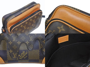 LOUIS VUITTON ルイヴィトン ナイルメッセンジャー PM ショルダーバッグ ダミエジャイアント NIGO N40359 ブラウン 美品 中古 4b005294