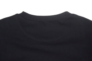 極美品 PRADA プラダ トライアングルロゴ スウェット トレーナー 長袖 ラフ期 ICタグ コットン ブラック シルバー金具 サイズL 中古