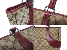 Load image into Gallery viewer, 美品 GUCCI グッチ ワンショルダーバッグ ハンドバッグ 113011 GGキャンバス レザー ベージュ ブラウン ゴールド金具 中古 4b005295