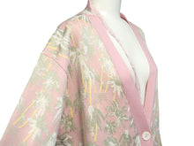 Load image into Gallery viewer, LOEWE ロエベ カーディガン オーバーシルエット 花柄 レーヨン ピンク サイズXS S3108120SM 美品 中古 53059