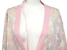 Load image into Gallery viewer, LOEWE ロエベ カーディガン オーバーシルエット 花柄 レーヨン ピンク サイズXS S3108120SM 美品 中古 53059