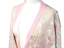 Load image into Gallery viewer, LOEWE ロエベ カーディガン オーバーシルエット 花柄 レーヨン ピンク サイズXS S3108120SM 美品 中古 53059