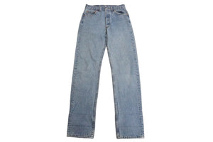 Levi's リーバイス バックペイント デニムパンツ 501 W29 L34 ブルー ボトムス ストレート 美品 中古 53067