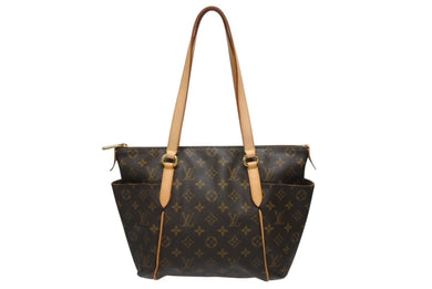 新品同様 LOUIS VUITTON ルイヴィトン モノグラム トータリーPM トートバッグ レザー ゴールド金具 M56688 中古 4b005318