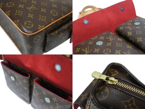 極美品 LOUIS VUITTON ルイヴィトン ミュルティプリ シテ ハンドバッグ M51162 モノグラム PVC レザー ゴールド金具 中古 4b005328