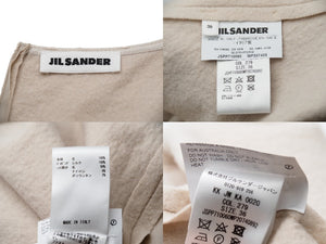 JIL SANDER ジルサンダー ワンピース KKJWKA0020 ベージュ 毛 サイズ36 イタリア製 美品 中古 53310