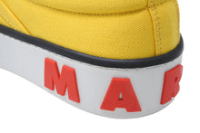 Load image into Gallery viewer, 極美品 MARNI マルニ スリッポン スニーカー イタリア製 キャンバス レザー ラバー イエロー ホワイト レッド サイズ40 中古 53319