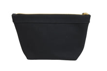 Load image into Gallery viewer, 新品同様 BALENCIAGA バレンシアガ ポーチ セカンドバッグ ブラック ホワイト BBロゴ キャンバス ゴールド金具 中古 53365