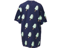 Load image into Gallery viewer, Billionaire Boys Club ビリオネアボーイズクラブ 半袖Ｔシャツ 総柄 ネイビー グリーン サイズM 中古 53412
