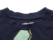 Load image into Gallery viewer, Billionaire Boys Club ビリオネアボーイズクラブ 半袖Ｔシャツ 総柄 ネイビー グリーン サイズM 中古 53412