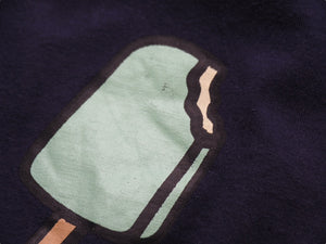 Billionaire Boys Club ビリオネアボーイズクラブ 半袖Ｔシャツ 総柄 ネイビー グリーン サイズM 中古 53412