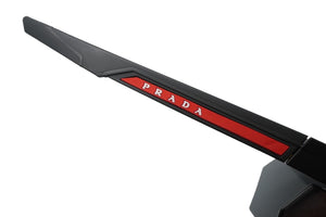 PRADA プラダ サングラス アイウェア SPS01Y Linea Rossa Impavid eyewear ブラック 美品 中古 53441