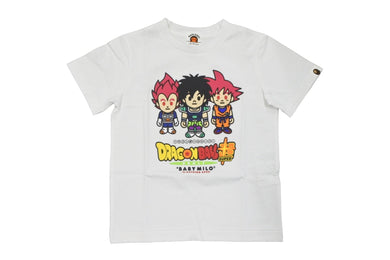 新品未使用 BAPE KIDS ベイプキッズ 半袖Ｔシャツ ドラゴンボール超 ホワイト コットン サイズ120 002TEF733916X 中古 53456
