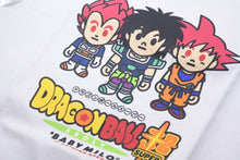 Load image into Gallery viewer, 新品未使用 BAPE KIDS ベイプキッズ 半袖Ｔシャツ ドラゴンボール超 ホワイト コットン サイズ120 002TEF733916X 中古 53456