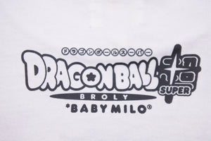 新品未使用 BAPE KIDS ベイプキッズ 半袖Ｔシャツ ドラゴンボール超 ホワイト コットン サイズ120 002TEF733916X 中古 53456