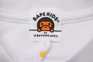 新品未使用 BAPE KIDS ベイプキッズ 半袖Ｔシャツ ドラゴンボール超 ホワイト コットン サイズ120 002TEF733916X 中古 53456
