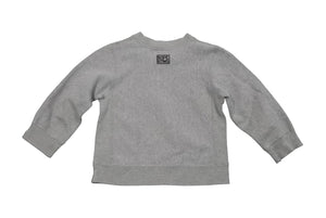 A BATHING APE アベイシングエイプ BAPE KAWS トレーナー スウェット コットン グレー ブラック サイズ100 美品 中古 53492