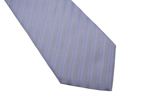 新品未使用 ARMANI アルマーニ ネクタイ 服飾小物 紳士 ストライプ ブルー イタリア製 シルク 中古 53501