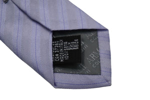 新品未使用 ARMANI アルマーニ ネクタイ 服飾小物 紳士 ストライプ ブルー イタリア製 シルク 中古 53501
