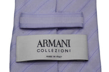 Load image into Gallery viewer, 新品未使用 ARMANI アルマーニ ネクタイ 服飾小物 紳士 ストライプ ブルー イタリア製 シルク 中古 53501