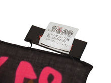 Load image into Gallery viewer, LOUIS VUITTON ルイ・ヴィトン スカーフ グラフィティ モノグラム 401910 ブラウンxピンク コットン 美品 中古 53515