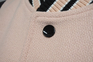 SAINT LAURENT サンローラン ブルゾン テディジャケット 13195 376283 Y213Q 9921 サイズ34 ゴールド金具 美品 中古 53519 