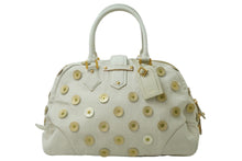 Load image into Gallery viewer, LOUIS VUITTON ルイヴィトン ハンドバッグ ポルカドッツ・パナマ ボウリィ ティンカーベル M95409 ゴールド金具 美品 中古 53546
