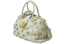 Load image into Gallery viewer, LOUIS VUITTON ルイヴィトン ハンドバッグ ポルカドッツ・パナマ ボウリィ ティンカーベル M95409 ゴールド金具 美品 中古 53546