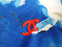 Load image into Gallery viewer, 極美品 CHANEL シャネル サーフライン タンクトップ 02S ブルー ココマーク P19540V11371 サイズ42 中古 53595