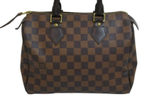 Load image into Gallery viewer, 極美品 LOUIS VUITTON ルイ・ヴィトン ハンドバッグ スピーディ25 N41532 ダミエキャンバス ゴールド金具 中古 53628