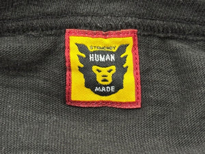 HUMAN MADE ヒューマンメイド 24AW 福岡限定 HEART T-SHIRT 日本製 コットン ブラック パープル サイズ2XL美品 中古 4b005366