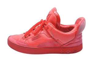 LOUIS VUITTON × KANYE WEST ルイヴィトン × カニエウエストドンズ スニーカー レッド サイズ6 1/2 美品 中古 53768