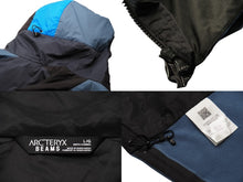 Load image into Gallery viewer, 新品同様 ARC&#39;TERYX アークテリクス ビームス別注 ブルゾン Atom ジャケット ナイロン ブルー ブラック 140578 中古 53773