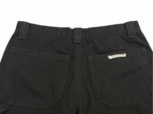 極美品 CHROME HEARTS クロムハーツ CARPENTER DOUBLE KNEE カーペンター ダブルニーパンツ サイズ32 クロスボール シルバー925 中古 4b005386