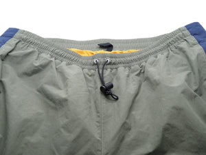 極美品 GUCCI×THENORTHFACE グッチ ザ ノースフェイス パンツ ネイビー カーキ シルバー金具 サイズL 663766 ZLF8Z 中古 53868 