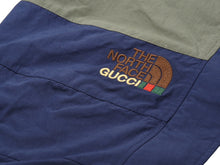 画像をギャラリービューアに読み込む, 極美品 GUCCI×THENORTHFACE グッチ ザ ノースフェイス パンツ ネイビー カーキ シルバー金具 サイズL 663766 ZLF8Z 中古 53868 