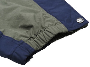 極美品 GUCCI×THENORTHFACE グッチ ザ ノースフェイス パンツ ネイビー カーキ シルバー金具 サイズL 663766 ZLF8Z 中古 53868 