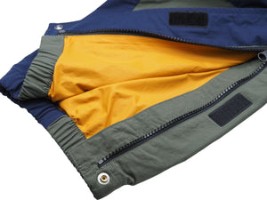 極美品 GUCCI×THENORTHFACE グッチ ザ ノースフェイス パンツ ネイビー カーキ シルバー金具 サイズL 663766 ZLF8Z 中古 53868 