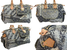 Load image into Gallery viewer, LOUISVUITTON ルイヴィトン スピーディ30 ボストンバッグ パッチワーク M95381 TH1087 モノグラムデニム 美品 中古 53894