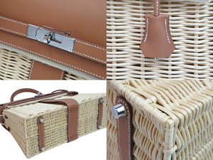 新品未使用 HERMES エルメス ケリー 35 ピクニック バレニア フォーブ シルバー金具 ヤナギ バレニア U刻印 53900