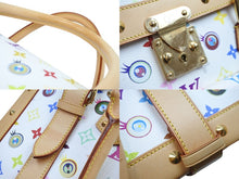 Load image into Gallery viewer, 極美品 LOUIS VUITTON × 村上隆 ルイヴィトン ボストンバッグ サックジギャンティック M92057 ブロン マルチ ゴールド金具 53902