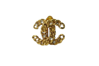 CHANEL シャネル イヤリング アクセサリー 耳 ココマーク GP 片方 ゴールド金具 レディース 3g 良品 中古 53947