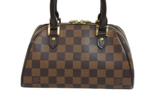 Load image into Gallery viewer, LOUIS VUITTON ルイヴィトン ハンドバッグ リベラミニ ダミエ N41436 ブラウン ゴールド金具 美品 中古 53968