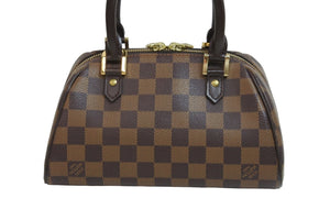 LOUIS VUITTON ルイヴィトン ハンドバッグ リベラミニ ダミエ N41436 ブラウン ゴールド金具 美品 中古 53968