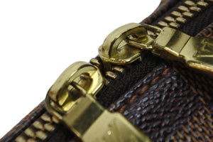 LOUIS VUITTON ルイヴィトン ハンドバッグ リベラミニ ダミエ N41436 ブラウン ゴールド金具 美品 中古 53968