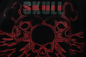 CITY LAB シティーラブ SKULL GANG スカルギャング プリント 半袖Ｔシャツ ブラック ラッパー ヒップホップ L 中古 54039