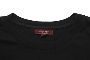 CITY LAB シティーラブ SKULL GANG スカルギャング プリント 半袖Ｔシャツ ブラック ラッパー ヒップホップ L 中古 54039