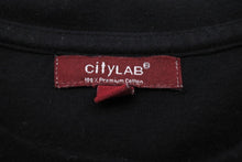 Load image into Gallery viewer, CITY LAB シティーラブ SKULL GANG スカルギャング プリント 半袖Ｔシャツ ブラック ラッパー ヒップホップ L 中古 54039