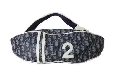 Christian Dior クリスチャンディオール 2004年 トロッター ウエストバッグ ネイビー MC0034 ロゴ ボディバッグ 美品 中古 54143