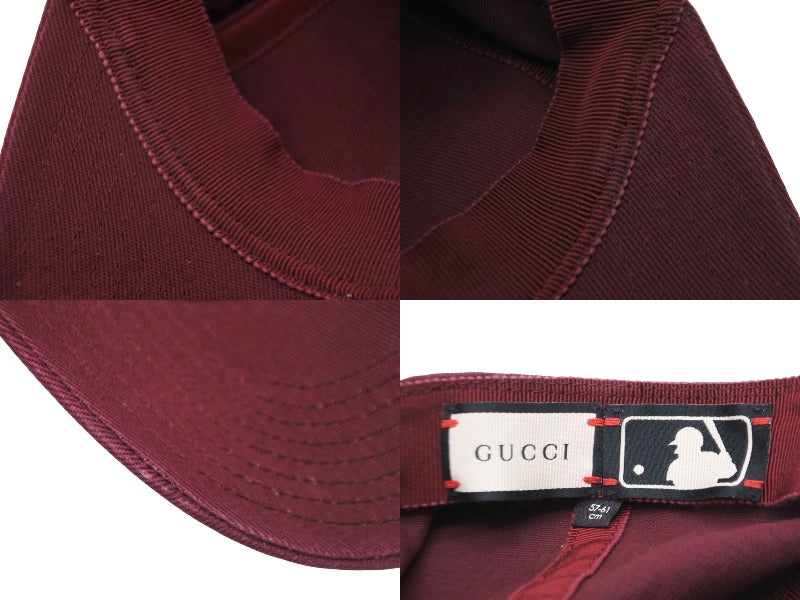 GUCCI ミケーレ期　ヤンキース　ベースボールキャップ 楽天市場】GUCCI グッチ NY ベースボールキャップ ピンク